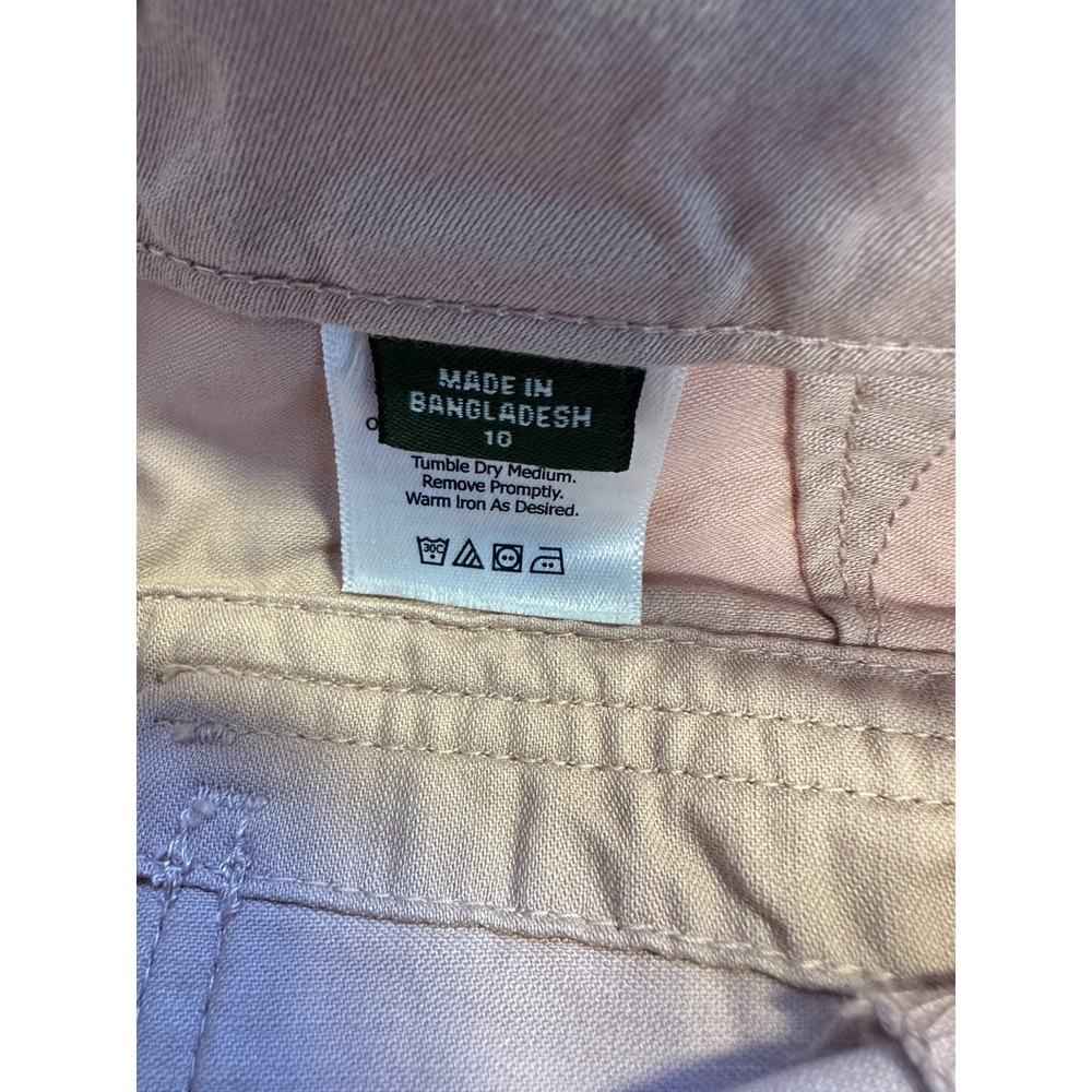 Eddie Bauer Dusty Rose Pink Cotton Twill Cargo Utility Pants Size 10 NWOT Hiking - Picture 8 of 13